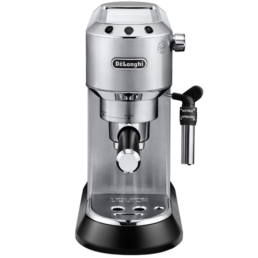 Espressor manual De'Longhi Dedica Style EC 685, 1350 W, 15 bari, 1.1 l, Slim, Inox