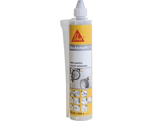 Adeziv Sika Anchorfix S Pentru Ancorari Universale pe Baza de Poliester Stirenat 3x300 ml Gri