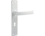 Manere Cu Sild Usa Interior Verofer Mures 72/180 Mm, Pentru Cheie Bb, Alb