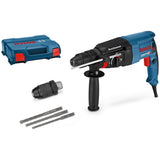 Ciocan rotopercutor Bosch Professional GBH 2-26F, 830 W, 900 RPM, 2.7 J, 3 piese pentru gaurit + Mandrina interschimbabila SDS-Plus