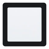Spot incastrat FUEVA 5, EGLO, LED, 10.5W, 1350 lm, lumina neutra, otel, negru, plastic, alb, 16.6 x 16.6 x 2.6 cm, A+