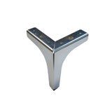 Picior model NUT, H=150 mm, finisaj crom lucios