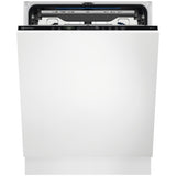 Masina de spalat vase incorporabila Electrolux EEG68600W, 14 seturi, 8 programe, MaxiFlex, AirDry, Motor inverter, Time Beam, Iluminare interioara, Conectivitate WiFi, Clasa A, 60 cm