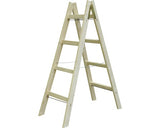 Scara dubla din lemn 2 x 4 trepte, 1.5 m