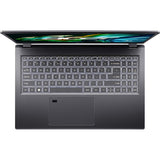 Laptop ACER Aspire 5 A515-58M-77K8, Intel Core i7-1355U pana la 5GHz, 15.6" Full HD, 16GB, SSD 512GB, Intel Iris Xe Graphics, Free Dos, Gri