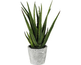 Planta Artificiala Aloe Vera In Ghiveci H 40 Cm Verde