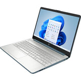 Laptop HP 15s-fq3007nq, Intel Celeron N4500 pana la 2.8 GHz, 15.6" HD, 4GB, SSD 256GB, Intel UHD Graphics, Windows 11 Home, Albastru-Argintiu