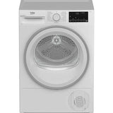 Uscator de rufe Beko B3T68110, Condensare, 8 kg, 15 programe, Clasa B, Optisense, Aquawave, Alb