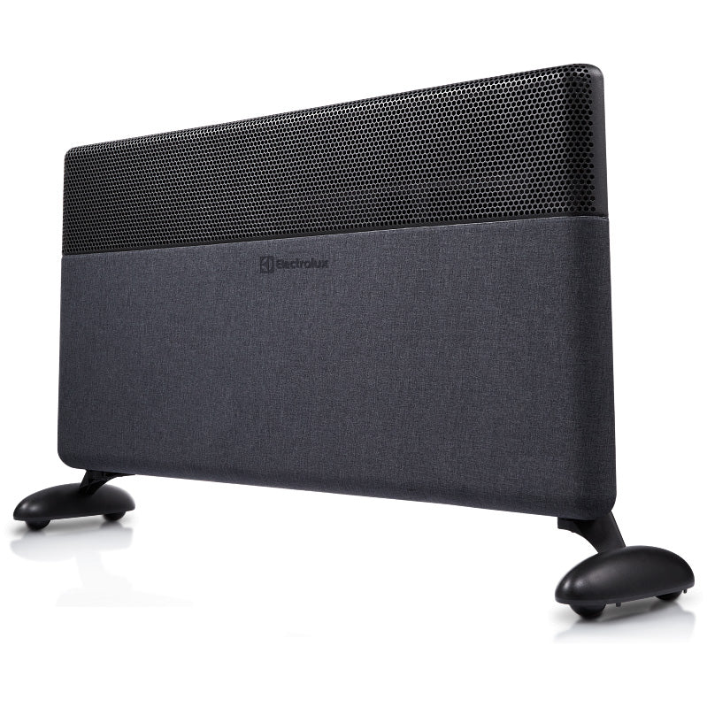 Convector electric de podea/perete Electrolux ECH/AT-2002 3AI,2000 W, Display LED color, Material textil ignifug SpaceSuit, 5 moduri de incalzire,Termostat electronic, Control parental,Control Wi-Fi,Clasa protectie IP 24, Protectie la supraincalzire,Negru