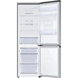 Combina frigorifica Samsung RB34T630ESA/EF, 341 l, No Frost, Compresor Digital Inverter, All around coooling, Dispenser apa, Clasa E, H 185.3 cm, Inox