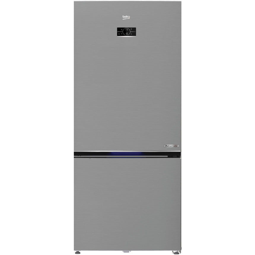 Combina frigorifica Beko B5RCNE615ZXP, 615 l, No Frost AeroFlow, Clasa D, HarvestFresh , MaxStore, BioCycle, Dairy, H 193,5 cm, Inox