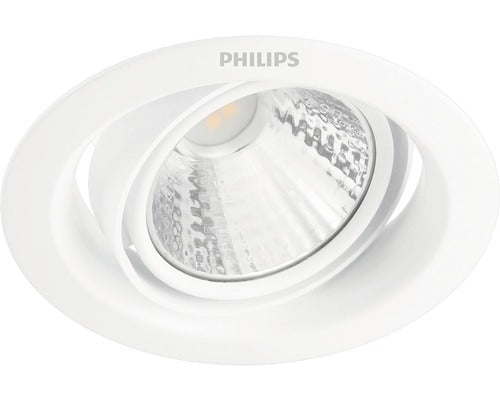 Spot LED incastrabil Philips Pomeron, 3W, 210 lm, intensitate luminoasa reglabila, lumina neutra (4000K), IP20