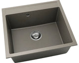 Chiuveta Bucatarie Cu O Cuva Fat Avangard 226 56x51 Cm, Fara Picurator, Fatgranit Desert Rose