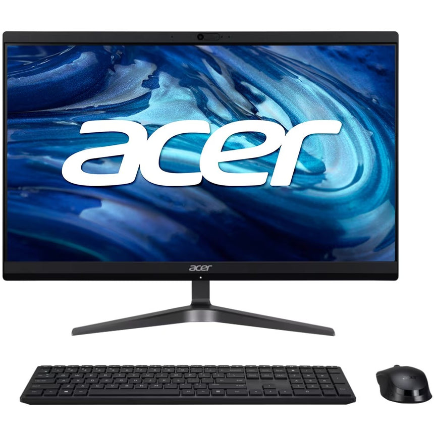 Sistem PC All in One ACER Veriton Z2594G, Intel Core i3-1215U pana la 4.4GHz, 23.8" Full HD, 8GB, SSD 512GB, Intel UHD Graphics, Free DOS, Negru