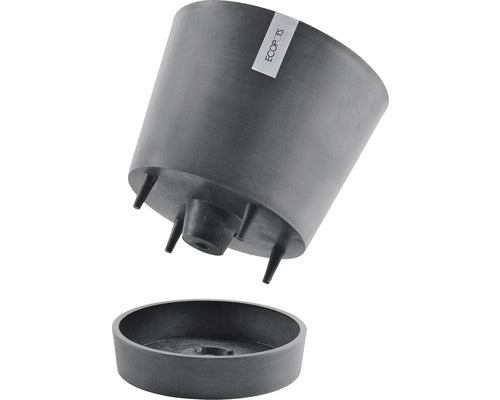 Ghiveci Ecopots Venice Plastic Ø 40 Cm H 35 Gri