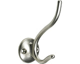 Cuier Pentru Mobila Cu 2 Carlige Hettich Antik & Retro 38x90 Mm, Zamac Nichelat