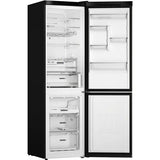 Combina frigorifica Whirlpool W7X93TKS, 367 l, Total No Frost, Clasa D, Tehnologia 6TH Sense, Iluminare LED, H 202.7 cm, Negru/Inox