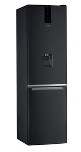 Combina frigorifica WHIRLPOOL W7 921O K AQUA, 360 l, Total NoFrost, H 201 cm, Clasa A++, 6th Sense, Negru