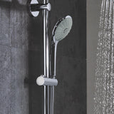 Sistem dus cu termostat Grohe Euphoria 310 XXL, montare aparenta, brat dus ajustabil, para dus inclusa, anti-calcar, crom