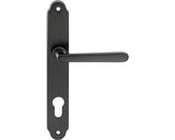 Manere Cu Sild Usa Intrare Verofer Wien 85/240 Mm, Pentru Cilindru, Negru Mat