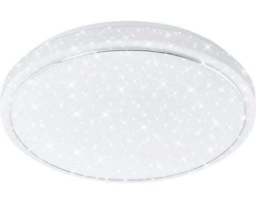 Plafoniera Briloner 23w 2100 Lumeni, Lumina Alba 3000-6500k, 3 Nuante De Lumina, Alb Cu Efect De Stele