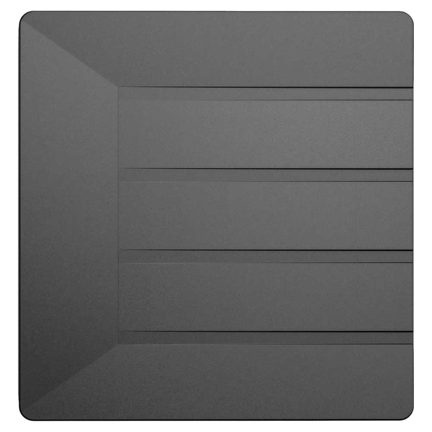 Scurgator vase Schock din silicon negru mat 415 x 400 x 9 mm