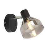 Aplica Klausen, INTIM AP1, Negru/Crom, KL161004, IP20, E14, 1 x 7 W