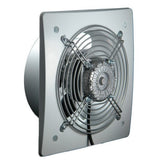 Ventilator industrial de evacuare, perete, 21 cm, 470 mc/h, 31 W, Elplast C 200, INOX