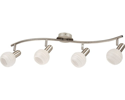 Sina Spoturi Aurel E14 Max. 4x40w, Crom Satinat/alb