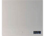 Oglinda Baie Cordia Smart Line 65x60 Cm Rama Argintie, Functie Ceas