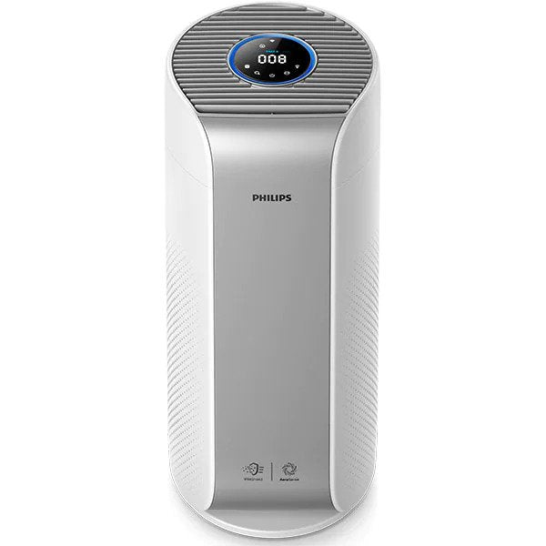Purificator de Aer PHILIPS AC3059/51, 3 trepte viteza, HEPA, Control aplicatie, Alb-Gri