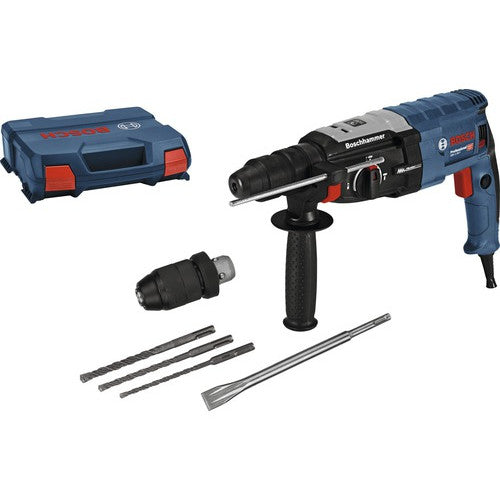 Ciocan rotopercutor Bosch Professional GBH2-28F 880W, 3,2J SDS-plus, mandrina rapida suplimentara, accesorii incluse