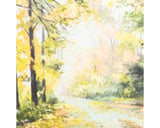 Tablou Canvas Autumn Forest 40x40 Cm