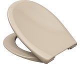 Capac WC FORM & STYLE New Paris duroplast, usor detasabil, inchidere lenta, bej 41,6-46,3x37 cm