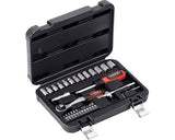 Trusa Chei Tubulare & biti Meister 1/4", 32 Piese