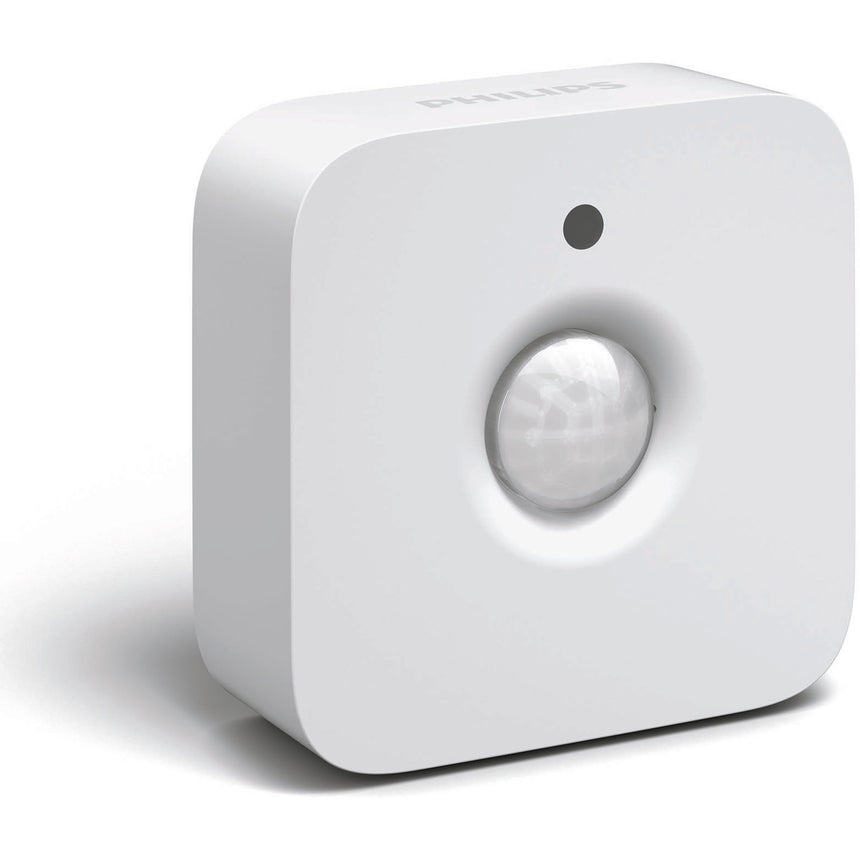 Senzor de miscare Philips HUE Motion, automatizeaza luminile, ZigBee Light Link, IP42, 2 x AAA, Alb