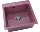 Chiuveta Bucatarie Cu O Cuva Fat Avangard 225 51x51 Cm, Fara Picurator, Granixit Violet
