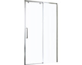 Usa Dus Glisanta Basano Modena 100x195 cm Sticla Transparenta Profil Crom Dreapta