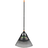 Grebla pentru frunze. Fiskars, aluminiu, 173.5 cm, negru