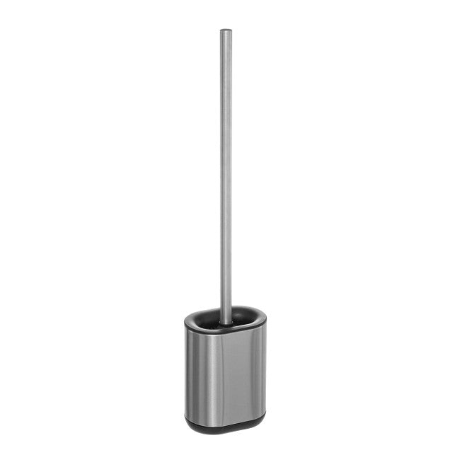 Perie wc cu cap silicon flexibil si suport inox, Frandis