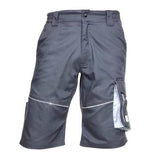 Pantaloni scurti protectia muncii, Buzunare, Elemente reflectorizante, Poliester/Bumbac, Gri, 52