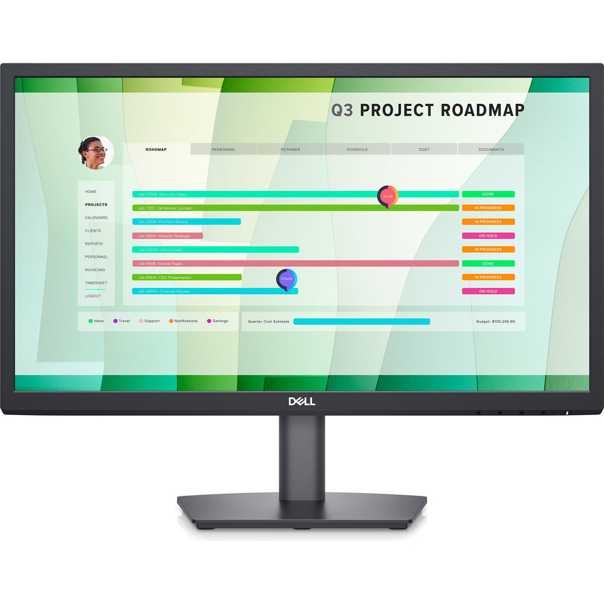 Monitor LED VA Dell 21.5", Full HD, HDMI, VESA, Negru