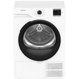 Uscator de rufe Arctic A2T19239W, Pompa de caldura, 9 kg, 15 programe, Clasa D, Aqua Surf, Alb