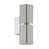Aplica LED Passa, 96261, Nichel Mat-Crom, GU10, 2x3,3W, 2x240lm