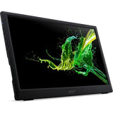 Monitor portabil LED IPS ACER PM161QB, 15.6", Full HD, 60Hz, AMD FreeSync, HDR10, Negru, CLASA D