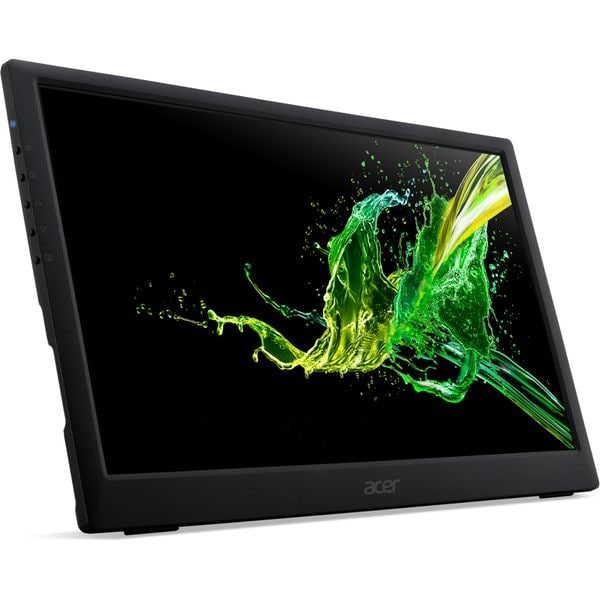 Monitor portabil LED IPS ACER PM161QB, 15.6", Full HD, 60Hz, AMD FreeSync, HDR10, Negru, CLASA D