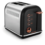 Prajitor de paine Morphy Richards 222016, 850W, 2 felii, Negru