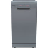 Masina de spalat vase Candy CDPH 2L949X, 9 seturi, 5 programe, Clasa E, Zoom 32, Eco, Pornire intarziata, 45 cm, Gri