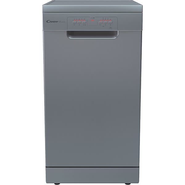 Masina de spalat vase Candy CDPH 2L949X, 9 seturi, 5 programe, Clasa E, Zoom 32, Eco, Pornire intarziata, 45 cm, Gri