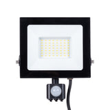 Proiector senzor LED slim 50W seria 5, negru, Novelite, 6500K